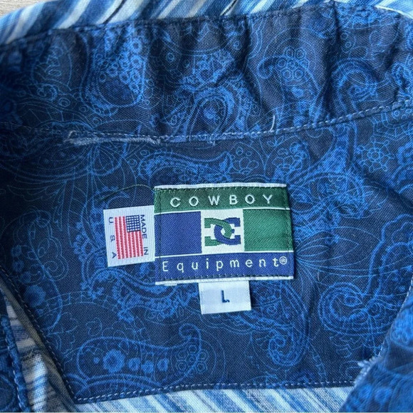 Vintage DC Cowboy Equipment Striped Western Shirt - Picture 5 of 12
